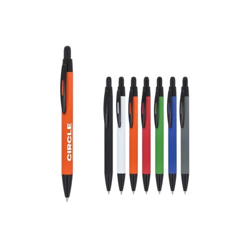 Stylo à bille Alaska softtouch avec stylet R-AL - 1