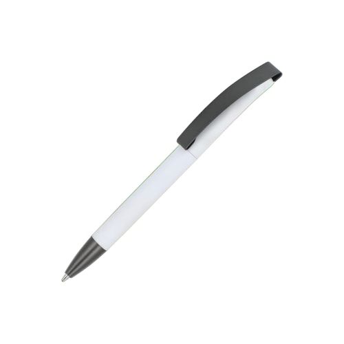 Stylo à bille Vegas avec clip métallique softtouch - 2