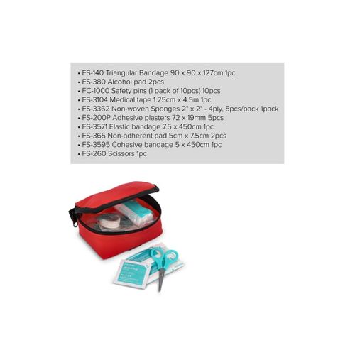 Trousse de premiers secours 16 pièces Fuji - 4