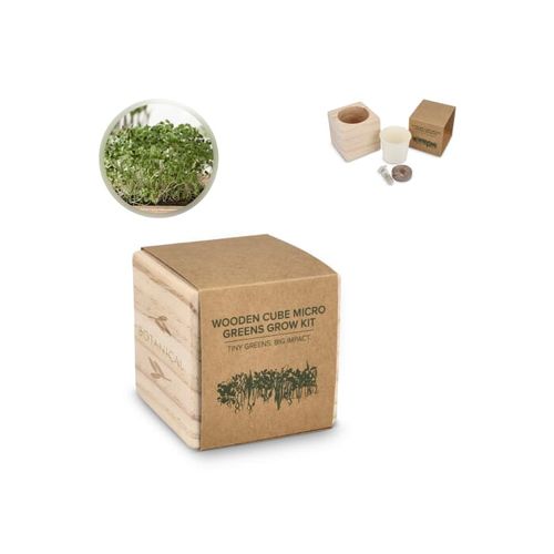 Ensemble de jardinières en bois FSC - Micro-pousses - 1
