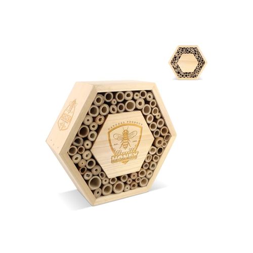Ruche en bois FSC hexagonal - 1