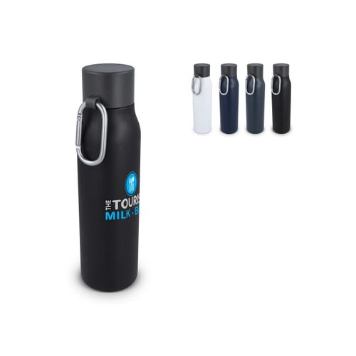 Bouteille isotherme à mousqueton, finition mate, 600 ml - 1