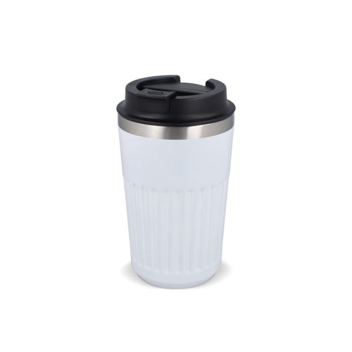 Thermos à café à emporter en acier inoxydable recyclé, 400 ml - 2