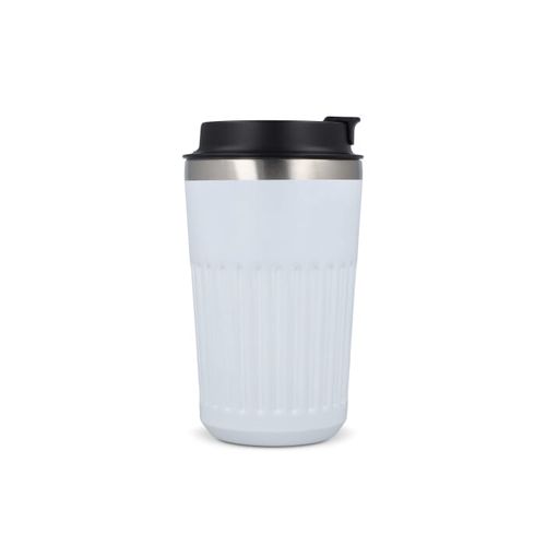 Thermos à café à emporter en acier inoxydable recyclé, 400 ml - 5