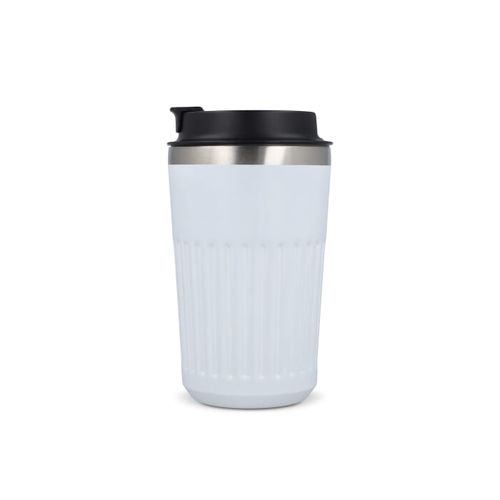 Thermos à café à emporter en acier inoxydable recyclé, 400 ml - 6
