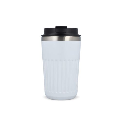 Thermos à café à emporter en acier inoxydable recyclé, 400 ml - 8