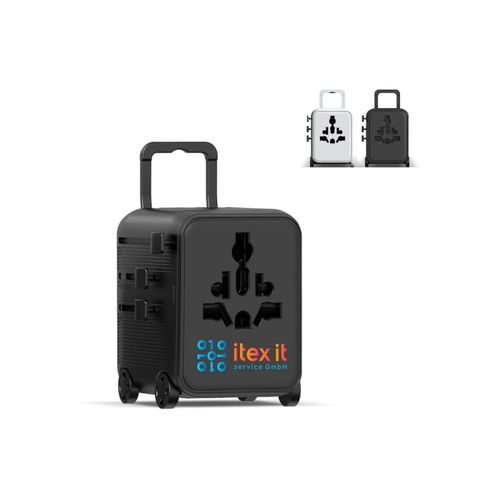 Chariot adaptateur universel GaN Xoopar Luggie pour voyages internationaux, Xoopar, SquareNuts - Mataro Advice srl