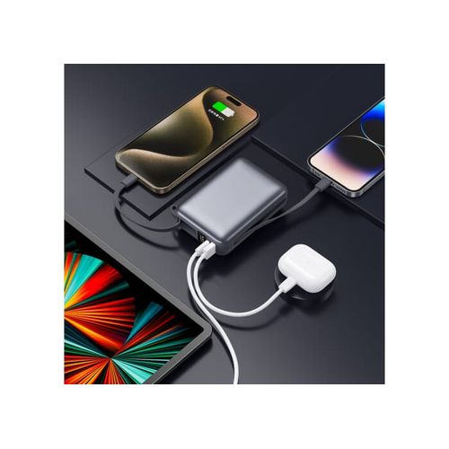 Nova Powerbank 22,5 W Power Delivery avec câbles intégrés 20 000 mAh