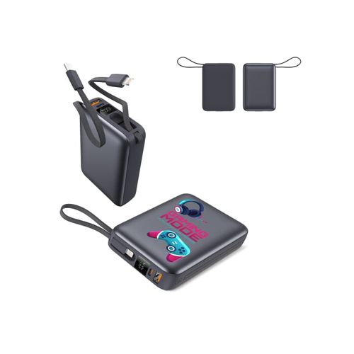 Nova Powerbank 22,5 W Power Delivery avec câbles intégrés 20 000 mAh