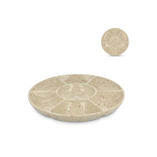 Assiette ronde en céramique Sagaform Ditte 26 cm - 1