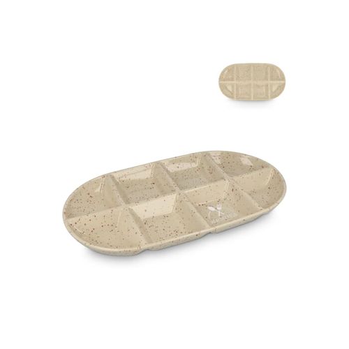 Plat de service en céramique Sagaform Ditte 36 x 20 cm - 1