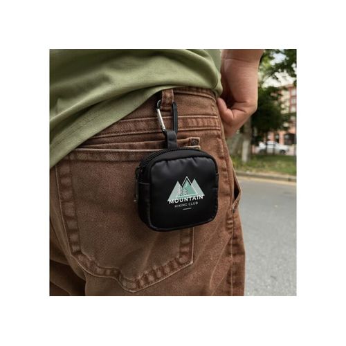 Pochette en nylon pour écouteurs 6,5 x 6 cm