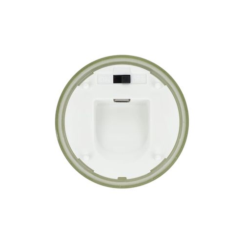 Bougie rechargeable à l'huile de cire et LED Nyelle dans un verre - 5