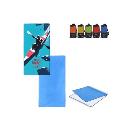 Serviette R-PET Quick Dry 40 × 80 cm avec pochette, sublimation.