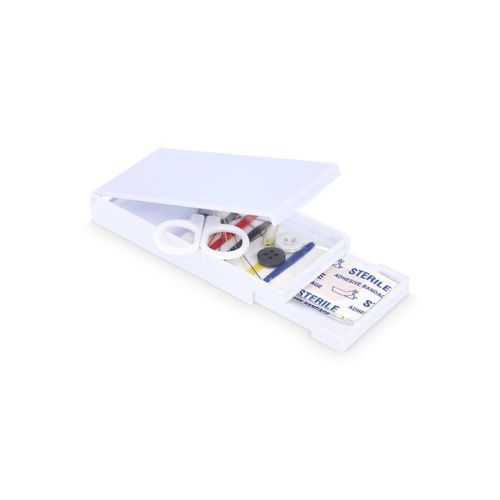 Trousse de couture et de pansements de voyage dans une boîte en PP - 2