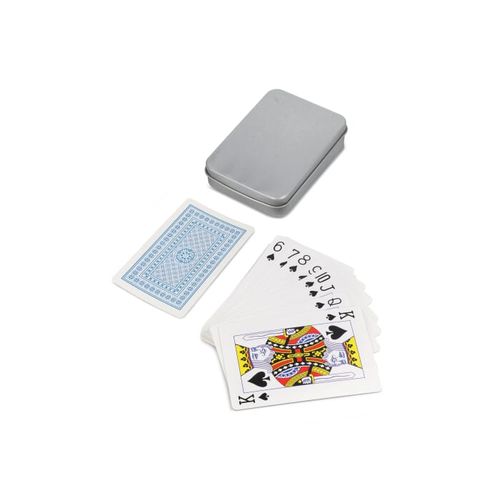 Jeu de cartes dans une boîte en fer-blanc - 5