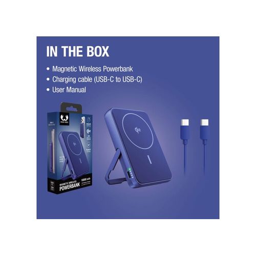 Fresh 'n Rebel Batterie externe sans fil 10000 mAh compatible MagSafe - 10