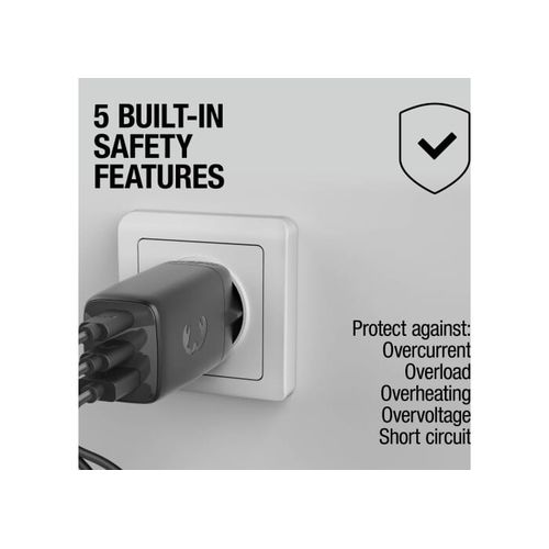 Fresh 'n Rebel chargeur rapide pour ordinateur portable 67 W GaN USB-C et USB-A - 3
