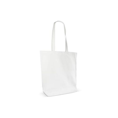Sac en coton bio couleur long 270g/m² 42x12x43 cm - 2