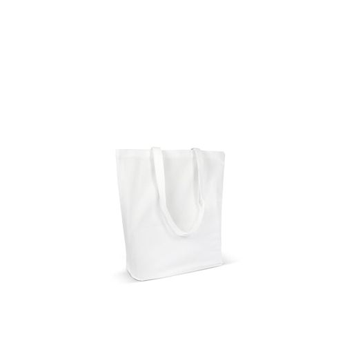 Sac en coton bio couleur long 270g/m² 42x12x43 cm - 4