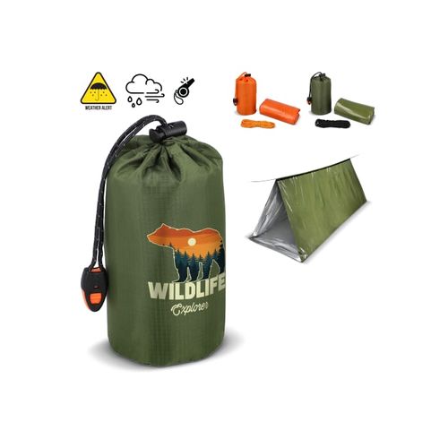 Tente d'urgence compacte pour la survie en plein air - 1