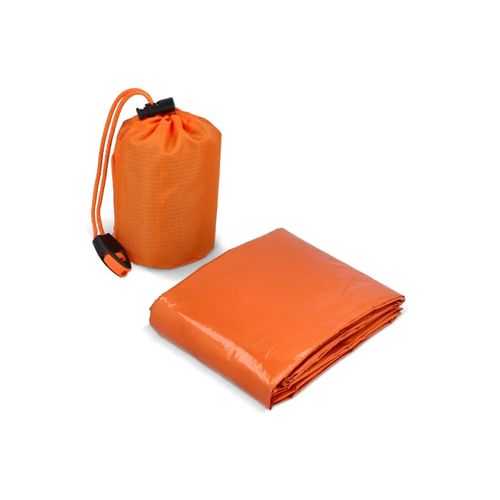 Poncho thermique 2-en-1 pour la survie en plein air - 2