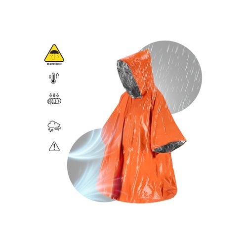 Poncho thermique 2-en-1 pour la survie en plein air - 4