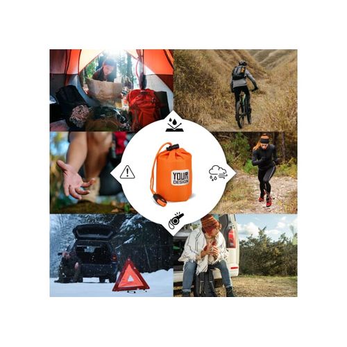 Sac de couchage thermique d'urgence pour la survie en plein air - 4