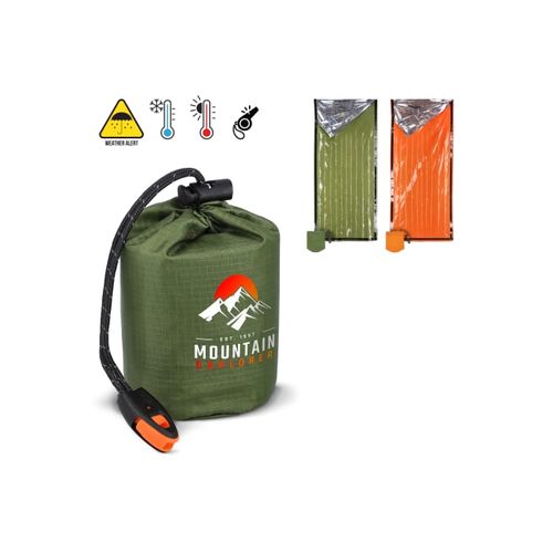 Sac de couchage thermique d'urgence pour la survie en plein air - 1