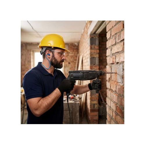 Bouchons d'oreille en TPE avec cordon, conformes à la norme EN 352-2, 32 dB - 8