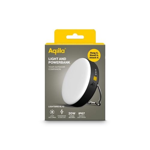 Lampe et batterie externe Aqiila Powerbird BL10, 10 000 mAh - 10