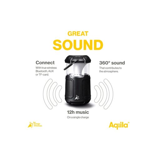 Enceinte Bluetooth Aqiila Soundbird B10 avec éclairage et batterie externe - 6