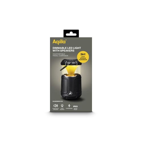 Enceinte Bluetooth Aqiila Soundbird B10 avec éclairage et batterie externe - 5