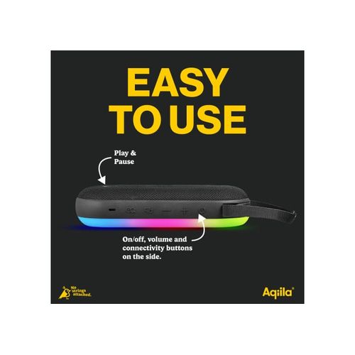 Enceinte Bluetooth Aqiila Soundbird CM 30 W avec éclairage RGB - 7