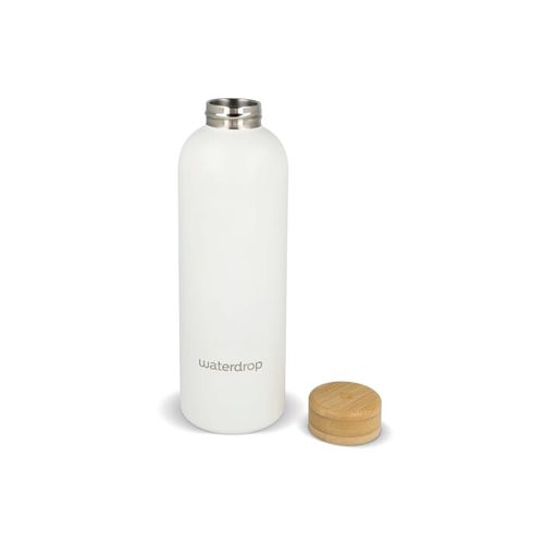 Bouteille en acier inoxydable Waterdrop avec bouchon en bambou 600 ml - 3