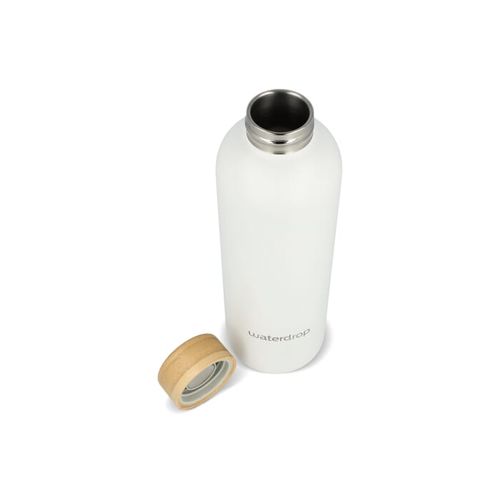 Bouteille en acier inoxydable Waterdrop avec bouchon en bambou 600 ml - 4