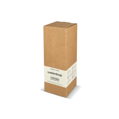 Bouteille en acier inoxydable Waterdrop avec bouchon en bambou 600 ml - 5
