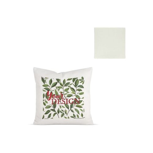 Housse de coussin en poly-lin et coussin 40x40 cm sublimation - 1