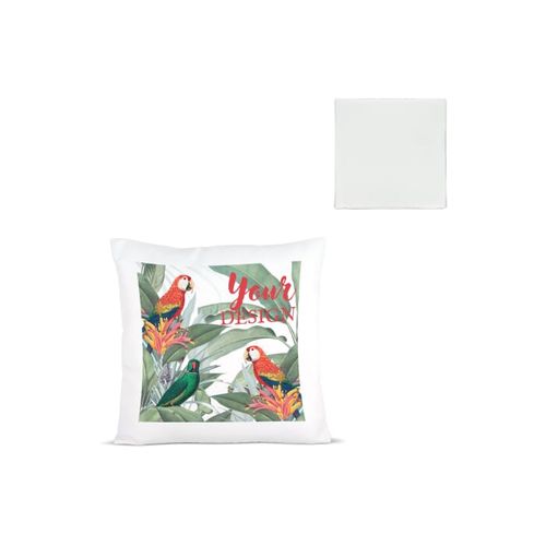 Housse de coussin en sergé et coussin 40x40 cm sublimation - 1