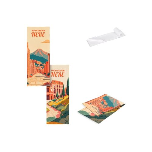 Serviette éponge R-PET 30x80 cm (300 g/m²) sublimation - 1