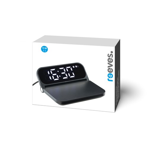 Chargeur sans fil rapide avec réveil REEVES-BOXBURN - 7