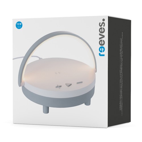 Haut-Parleur sans fil y compris chargeur sans fil 15 watts avec lumière REEVES-BOURVILLE - 11