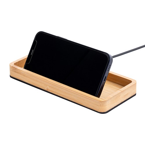 Organisateur de bureau avec chargeur sans fil REEVES-BAMBOOCHARGE - 5