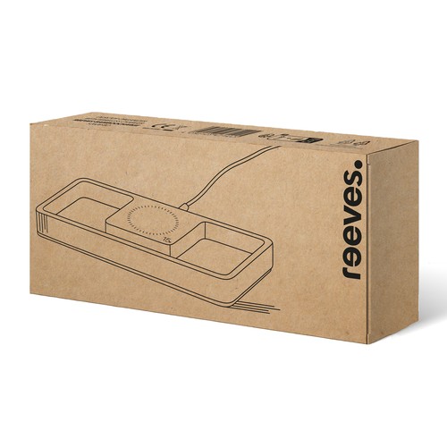 Organisateur de bureau avec chargeur sans fil REEVES-BAMBOOCHARGE - 7