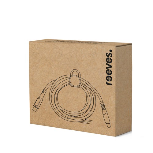 Câble USB-C avec Écran et Attache-câble REEVES-CONVERTICS DIGITAL - 5