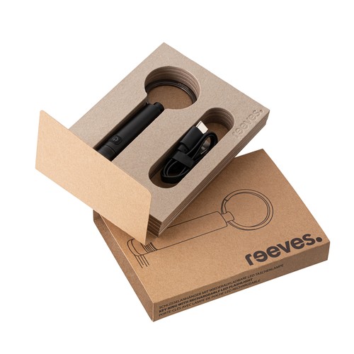 Porte-clés avec lampe de poche LED rechargeable REEVES-PORTO LIGHT - 6