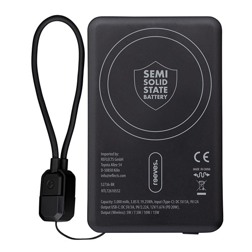 Powerbank sans fil magnétique 15W REEVES-WATTRON PRO V ALU - 4
