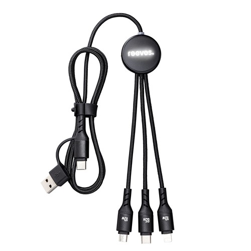Câble de Charge 6 en 1 avec Lumière REEVES-PUHALANI LONG - 2