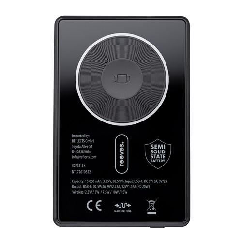 Powerbank sans fil magnétique 15W REEVES-WATTRON ULTRA X ALU - 4