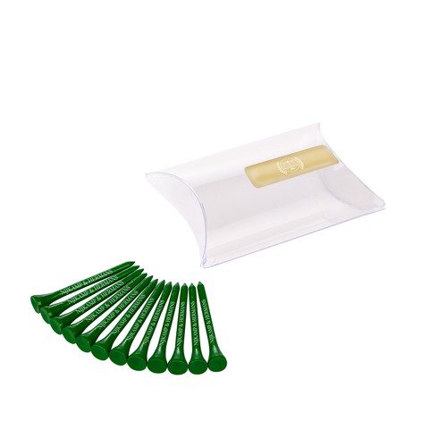 Pillow pack with 12 tees 70 mm